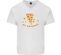 La Mia Università Della Pizza Maglietta In Cotone A V Per Uomo Divertente Dieta
