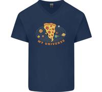 La Mia Università Della Pizza Maglietta In Cotone A V Per Uomo Divertente Dieta