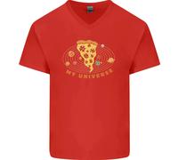 La Mia Università Della Pizza Maglietta In Cotone A V Per Uomo Divertente Dieta