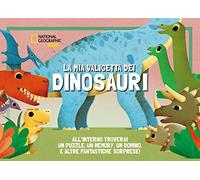 La mia valigetta dei dinosauri. Con un puzzle, un memory, un domino e altre fantastiche sorprese. Ediz. a colori. Con Gioco