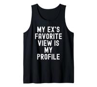 la mia Vista Preferita Ex è Il Mio Profilo Witty Women Men Canotta