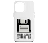 La mia vita è una serie di file danneggiati Divertente floppy disk Custodia per iPhone 13 Pro Max