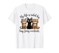 La mia Vita governata dal Proprietario di Un Gatto Tiny Overlords Maglietta