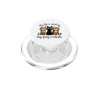 La mia vita governata dal proprietario di un gatto Tiny Overlords PopSockets PopGrip per MagSafe