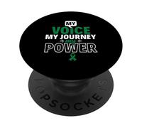 La Mia Voce, Il Mio Viaggio, Il Mio Potere: Consapevolezza PopSockets PopGrip Adesivo