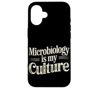La microbiologia è la mia cultura Microbiologo Custodia per iPhone 16