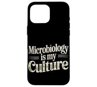 La microbiologia è la mia cultura Microbiologo Custodia per iPhone 16 Pro Max
