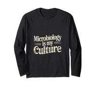 La microbiologia è la mia cultura Microbiologo Maglia a Manica