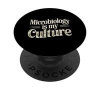 La microbiologia è la mia cultura Microbiologo PopSockets PopGrip Adesivo