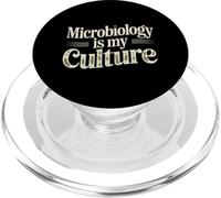La microbiologia è la mia cultura Microbiologo PopSockets PopGrip per MagSafe