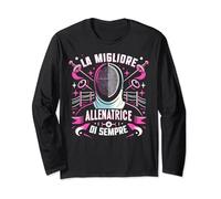 La Miglior Allenatrice Idee Regalo Coach Scherma Donna Maglia a Manica