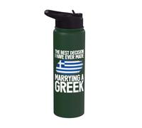 La migliore decisione sposare un greco Stainless Steel Insulated Water Bottle