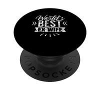 La migliore ex moglie al mondo divorziata dal divorzio PopSockets PopGrip Adesivo