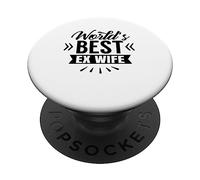 La migliore ex moglie al mondo divorziata dal divorzio PopSockets PopGrip Adesivo