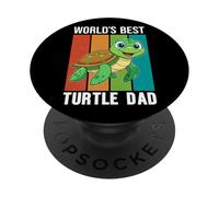 La migliore grafica retrò di Turtle Dad al mondo PopSockets PopGrip Adesivo