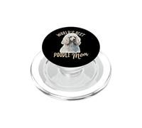 La migliore mamma barboncino del mondo White Standard Poodle Momma PopSockets PopGrip per MagSafe