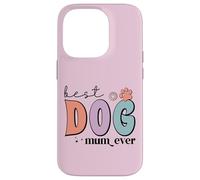 La migliore mamma di cane al mondo di sempre Cute Paw Groovy Dog Mum Custodia per iPhone 14 Pro