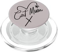 La migliore mamma di gatti al mondo Un cuore pieno d'amore per i gatti PopSockets PopGrip per MagSafe