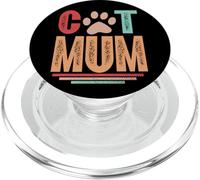 La migliore mamma di gatto al mondo in stile classico retrò PopSockets PopGrip per MagSafe