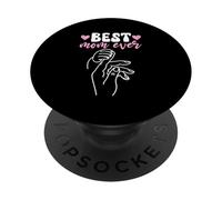 La migliore mamma di sempre, bambino, mano, cuore, maternità, famiglia, mamma, genitore PopSockets PopGrip Adesivo