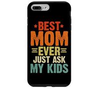La migliore mamma di sempre, basta chiedere ai miei figli, genitori di famiglia, donne retrò Custodia per iPhone 7 Plus/8 Plus