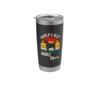 La migliore mamma Doodle del mondo Funny Goldendoodle Mama Bicchiere termico in acciaio inox doppia parete
