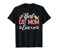 La migliore mamma gatta di sempre, divertente amante dei gatti, Cat Mama Festa della mamma Maglietta