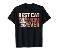 La migliore mamma gatta di sempre, divertente amante dei gatti, Cat Mama Festa della mamma Maglietta