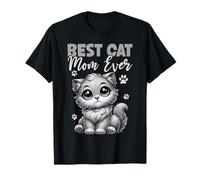 La migliore mamma gatta di sempre, divertente amante dei gatti, Cat Mama Festa della mamma Maglietta