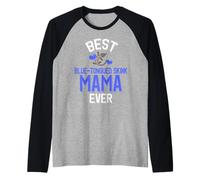 La Migliore Mamma Skink dalla Lingua Blu di Sempre Maglia con Maniche Raglan