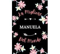 La Migliore Manuela del mundo: Taccuino Nome personalizzato Manuela Notebook - 110 pagine a righe - Regalo di compleanno per Manuela donne