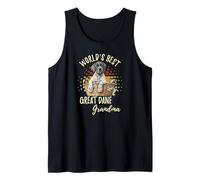 La Migliore Nonna Alana del Mondo Funny Great Dane Granddog Canotta