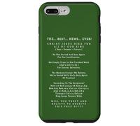 La migliore notizia di sempre Cristo Gesù Cristo Salvezza eterna Custodia per iPhone 7 Plus/8 Plus