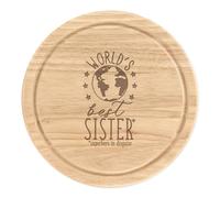 La Migliore Sorella Del Mondo Tagliere Rotondo Per Formaggio Regalo Divertente