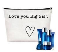 La migliore sorella di sempre borsa da viaggio, fuori vista stampa migliore sorella mai articoli da toeletta borsa giocattolo viaggio indietro, Love You Big Sis, verwijzen naar de beschrijving, Unisex