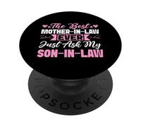 La migliore suocera mai chiedere a mio genero sarcastica mamma PopSockets PopGrip Adesivo