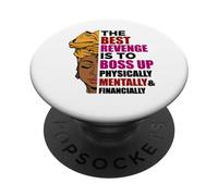 La migliore vendetta è boss fisicamente finanziariamente mentalmente PopSockets PopGrip Adesivo