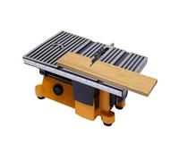 La Mini Tavola Elettrica Ha Visto La Tagliatrice Di Vetro Del Metallo Della Pietra Di Legno 2 Lame 4500RPM Circolare For Legno Taglio Preciso