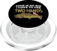 La miniera di pesca alla trota è così grande che devo usare due mani citazione PopSockets PopGrip per MagSafe