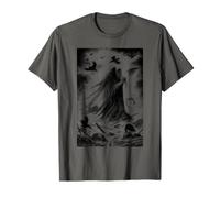La Mitologia celtica Irlandese Morrigan Corvo Dea della Guerra Maglietta