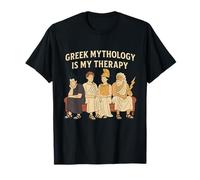 La Mitologia Greca è la mia Terapia Umorismo Divertente degli dei mitologici Maglietta