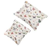 La moda incontra la funzione: borsa cosmetica impermeabile estetica Butterfly-949 - Custodia portatile, Multicolore, A：7.1x5.8in/18x14.8cm，B:4.7x4.5in/12x11.5cm