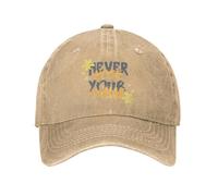 La Moda Non perde mai Il Tuo Sorriso Berretti da Baseball Stile Unisex Berretto da Sole in Denim Invecchiato allenamenti all'aperto Cappello Morbido Non Strutturato