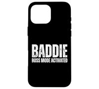 La modalità Boss Baddie ha attivato la femmina che dà potere alle donne forti Custodia per iPhone 16 Pro Max