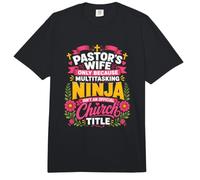 La Moglie del Pastore perché Il Ninja Multitasking Non è Ufficiale Comfort Colors Adult Heavyweight T-Shirt