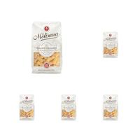 La Molisana, Mezzi Rigatoni n. 32, Pasta da Solo Grano Italiano - Trafilata al Bronzo, Ruvida e Tenace con Eccellente Tenuta in Cottura - Confezione da 2500 g
