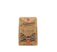 La Molisana, Penne Rigate Integrali n. 20, Pasta Integrale da Solo Grano Italiano - Trafilata al Bronzo, Ricca di Fibre, Ruvida e Tenace con Eccellente Tenuta in Cottura - Confezione da 500g