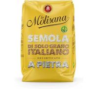 La Molisana, Semola di Grano Duro Decorticato a Pietra, Solo Grano Italiano - Ideale per Pasta Fresca, Gnocchi alla Romana, Dolci e Cous Cous - Confezione da 1kg