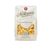La Molisana - Succhietti n. 34, Pasta Classica da Solo Grano Italiano, Trafilata al Bronzo, Formato Corto Ideale per Minestre e Zuppe, Surface Ruvida e Tenace, Confezione da 500 g