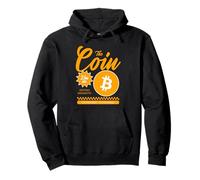 La Moneta Bitcoin Fix The Money (BTC Statement Retro Graphic) Felpa con Cappuccio